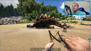 Ark Survival Evolved Gameplay Part 9 Bongo Island Taming A Stegosaurus Ark Survival Evolved Survival Ark