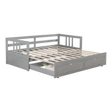 899 king size daybed products are offered for sale by suppliers on alibaba.com, of which beds accounts for 6%, sun loungers accounts for 1%, and patio swings accounts for 1%. Herres Twin King Extendable Daybed With Storage Gray Homes Inside Out Target