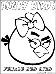 Red Bird Coloring Pages Angry Birds Bird Coloring Pages Birthday Coloring Pages Happy Birthday Coloring Pages