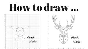 Follow our step by step tutorial and be. How To Draw A Deer Head Geometric Step By Step Paint By Numbers Youtube