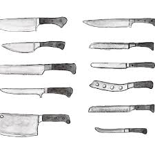Different Types Of Knives An Illustrated Guide In 2020 Knife Types Of Knives Kitchen Knives