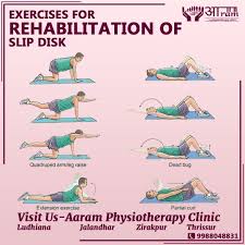 The Rehabilitation From Slipped Disc Includes Quadraped Arm Leg Raise Extension Ex Herniated Disc Exercise Physiotherapy Clinic Slipped Disc Exercises