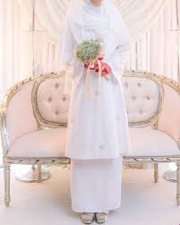 new pola baju kurung moden paling simple (tiada dat, tiada zip & leher belah depan). Reduced Baju Kurung Pahang Tunang Nikah Bridal Wedding Women S Fashion Bridal Wear On Carousell