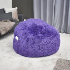Freeport Park Large Classic Bean Bag Wayfair In 2020 Bean Bag Chair Purple Bean Bags Fur Bean Bag