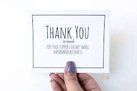 Get it as soon as tomorrow, apr 29. Thank You Cards For Handmade Business Pdf Printable Customer Appreciation Card The Grateful Handmade Maker Thank You Note Mini Post Cards Business Thank You Cards Handmade Business Photo Thank You Cards