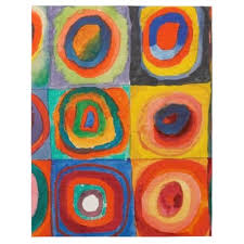 Kandinsky Squares Concentric Circles Jigsaw Puzzle Zazzle Com Kandinsky Art Sensory Art Wassily Kandinsky