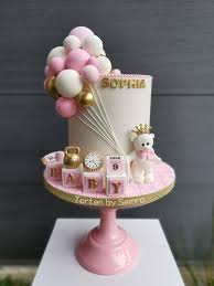 Birthday Cakes For Ladies 2020 Welcome Baby Girl By Tortenbysemra In 2020 Baby Girl Birthday Cake Girls First Birthday Cake 1st Birthday Cake For Girls