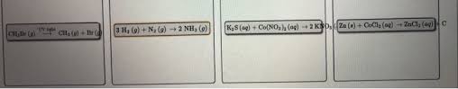 Transcribed image text from this question. Solved Part A Classify Each Of The Following Chemical Rea Chegg Com