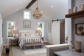 I'm so happy with our master bedroom makeover. 75 Beautiful Farmhouse Bedroom With Blue Walls Pictures Ideas July 2021 Houzz