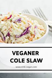 Cole Slaw Rezept Vegan Leicht Oink Einfach Vegan Rezept Cole Slaw Rezept Rezepte Coleslaw Rezept