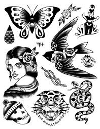 Hogrefe Traditional Tattoo Flowers Traditional Style Tattoo Old School Tattoo Designs