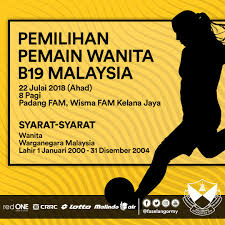 Pemilihan pasukan bola sepak skhhi 2018. Selangor Fc On Twitter Pemilihan Terbuka Skuad Bola Sepak Wanita B 19 Harimaumalaya Ahad Ini