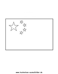 Ausmalbild Fahnen Flagge China Fahnen China Flagge Flaggen
