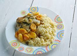Serve with hot cooked couscous. Apricot And Almond Tagine Moroccan Chicken Tajine With Apricots Stock Photo Picture And Royalty Free Image Image 50522809