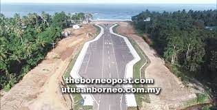 Pan borneo highway is a road network on borneo island connecting two malaysian states, sabah and sarawak, with brunei. Pan Borneo Highway Telok Melano To Sematan Work Package Completed In January Last Year Fadillah