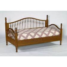 Amish Spindle Day Bed 1 243 Liked On Polyvore Featuring Home Furniture Handmade Furniture Amish Furniture Handcrafted Bed Bed Styling Amish Furniture