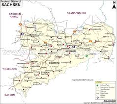 1000+ ideas about saxony anhalt on pinterest bavaria, germany and freiburg. Sachsen Map Map Of Sachsen Germany
