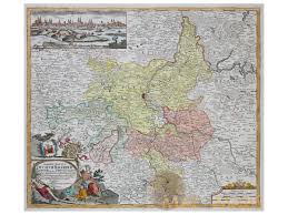 It is the capital of saxony, remarkable for its wealth and power and known for its narrow city walls and its proximity to the elbe. Saxoniae Tractus Ducatum Magdeburgensem Old Map Homann Mapandmaps