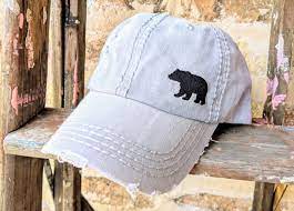 Women S Bear Hat Black Bear Hat Black Bear Gift Alaska Etsy Bear Hat Hats Alaska Gift