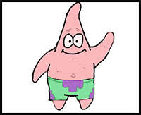 A new cartoon drawing tutorial is uploaded every week, so stay tooned! How To Draw Patrick Star From Spongebob Squarepants Lessons Drawing Patrick For Kids To Learn Step By Step How To Draw Patrick Star From Spongebob Tutorials And Lessons