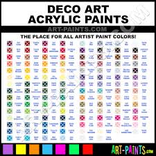 25 Prototypical Deco Art Americana Acrylic Paint Chart