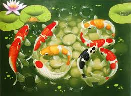 Gambar ikan lumba lumba hitam putih. Gambar Lukisan Ikan Koi Termahal Jual Lukisan Ikan Koi Ukuran 60x90 Jakarta Barat Wono Gallery Tokopedia Jevt Online