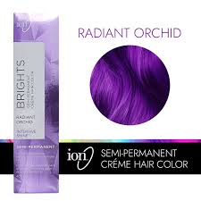 The introduction of ion demi permanent hair color chart. Ion Color Brilliance Semi Permanent Neon Brights Hair Color Radiant Orchid