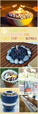 The lower outdoor table is a little more complex. 17 Easy To Make Diy Table Top Fire Bowls Rina Watt Blogger Home Decor Diy And Recipes