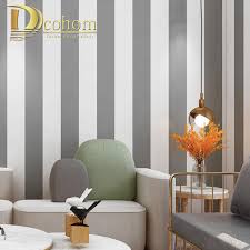 Decorating your home, interior decorating, interior design, decorating ideas, living room green, living room decor, hamptons living room, unique living room furniture, living room trends. Vertical Striped Wallpaper Home Decor For Living Room Bedroom Wall Coverings Metallic White Silver Modern Luxury Wall Paper Wallpapers Aliexpress