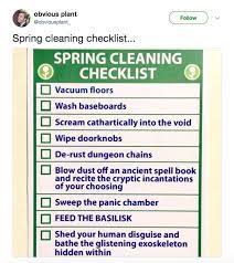Spring cleaning tips to help you clean out your kitchen and medicine cabinet the.gov means it's official.federal government websites often end in.gov or.mil. 16 Posts About Spring Cleaning That Ll Make You Laugh Then Say I Should Probably Clean