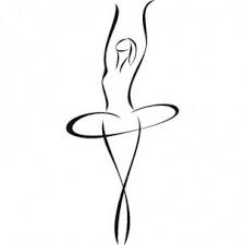 012 Balerina Art Drawings Simple Line Art Drawings Outline Art