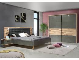 Riccano Komplett Schlafzimmer Ii Material Dekorspanplatte Stabeichefarbig Grau In 2020 Schlafzimmer Set Komplettes Schlafzimmer Zimmer