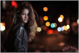 Sassy Chic Night Photography Night Portrait City Photoshoot