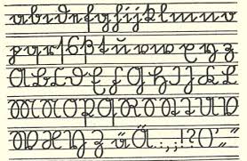 In fact, from the 1930s to the 1950s, pen and brush writing as well as excellent penmanship were very important not only for personal letters, . Script History And Ideology German Fonts And Handwriting European Studies Blog