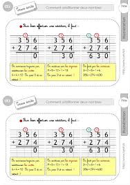 Ce2 Trace Ecrite Poser Une Addition Ce2 Calcul Ce2 Additions Ce1