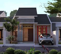 Fokus utama tampak depan rumah minimalis terletak pada pintunya. Desain Rumah Minimalis Tampak Depan Dengan Batu Alam Sinergi Stone
