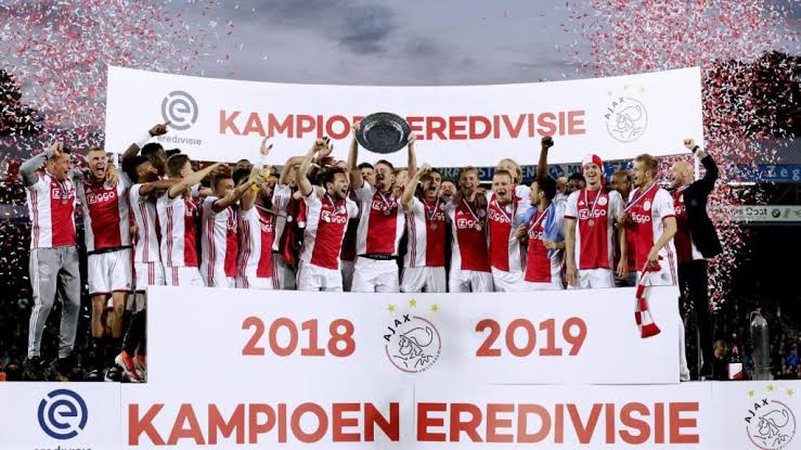 Image result for Ajax Eredivise trophy"