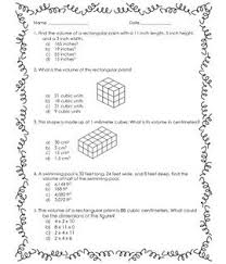 5th Grade Volume Practice Worksheet With Images Volume Math Fifth Grade Math 5th Grade Math