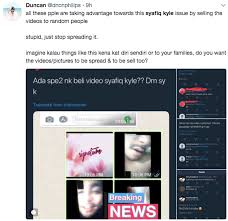 Some malaysians have also been charging money. Dihimpit Kontroversi Video Lucah Syafiq Kyle Masih Cool Layan Peminat Di Twitter