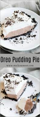 No Bake Oreo Pudding Pie Stuck On Sweet Oreo Pudding Pies Oreo Pudding Oreo Pie Recipes