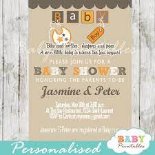 Browse from our wide selection of customizable baby shower invitations or create your own from scratch. Orange Brown Baby Blocks Baby Shower Invitation D154 Baby Printables
