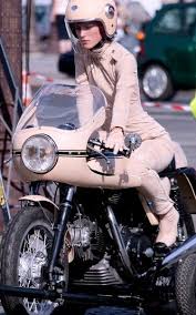 Chanel Featuring Keira Knightley Motorcycle Girl Cafe Racer Ducati