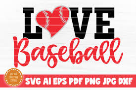 Download Love Baseball Svg Sign Graphic By Vectorcreationstudio Creative Fabrica SVG Cut Files