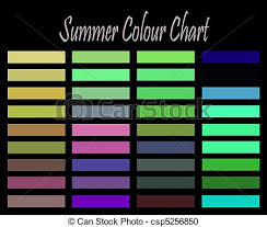 Summer Colour Chart