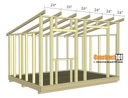 10x12 Lean To Shed Plans Construct101 Shed Design Lean To Shed Plans Shed Plans