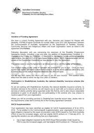 Sample letter notification of the changed number to client. Variation Letter Sample Pdf 247kb Department Of Families
