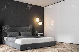 Download premium image of interior white wall paneling decoration by jira about panel, wall panel, white panel wall, wall paneling and wall panel. Interior Of Luxury Bedroom With Grey And White Panel Walls A Stock Photo Picture And Royalty Free Image Image 107727329