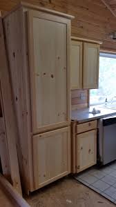 The pantry cabinet from sauder comes with adjustable base levelers and fits well in the laundry the costzon kitchen cabinet brings versatility to your home. Knotty Pine Cabinets Pine Pride