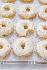 Lemon Lavender Baked Doughnuts Recipe In 2020 Baked Doughnuts Honey Recipes Lavender Recipes