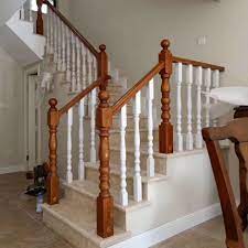 Wood handrails are a classic design and can complement just about any home style. Wood Stairs Oak Solid Wood Stair Railing Wooden Solid Balustrade China Solid Wood Staircase Staircase Made In China Com